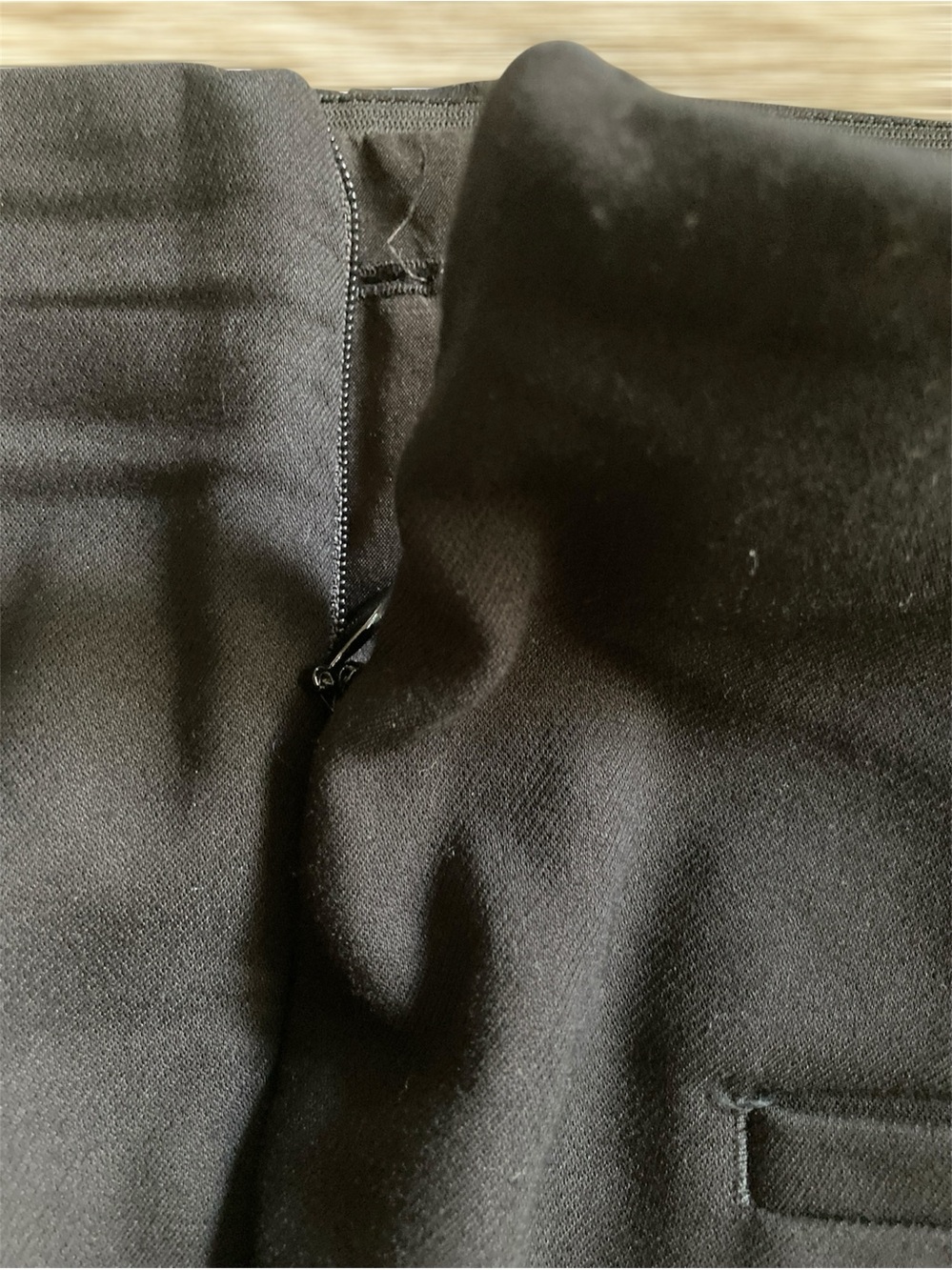 Ann Taylor LOFT High Waist Curvy Skinny Pants Sz 12 Black - Picture 4 of 8